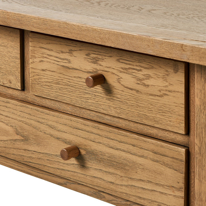 Milton Console Table - Natural Light Oak