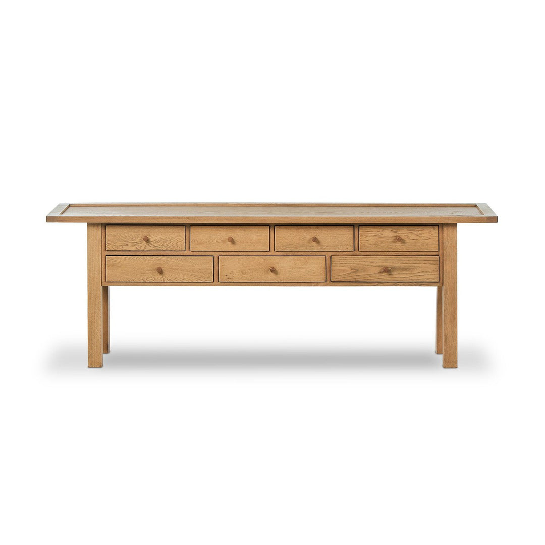 Milton Console Table - Natural Light Oak