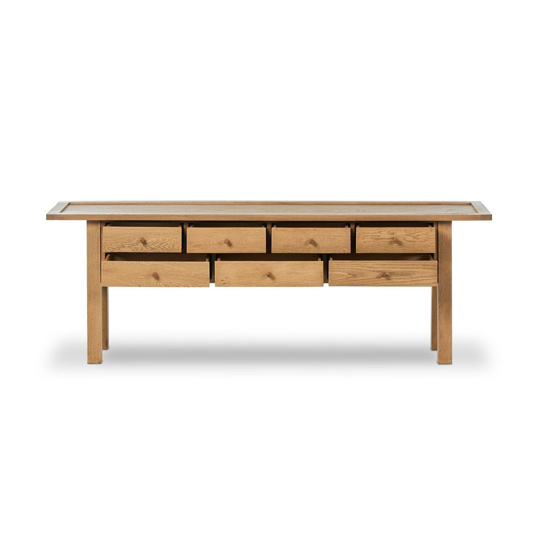 Milton Console Table - Natural Light Oak