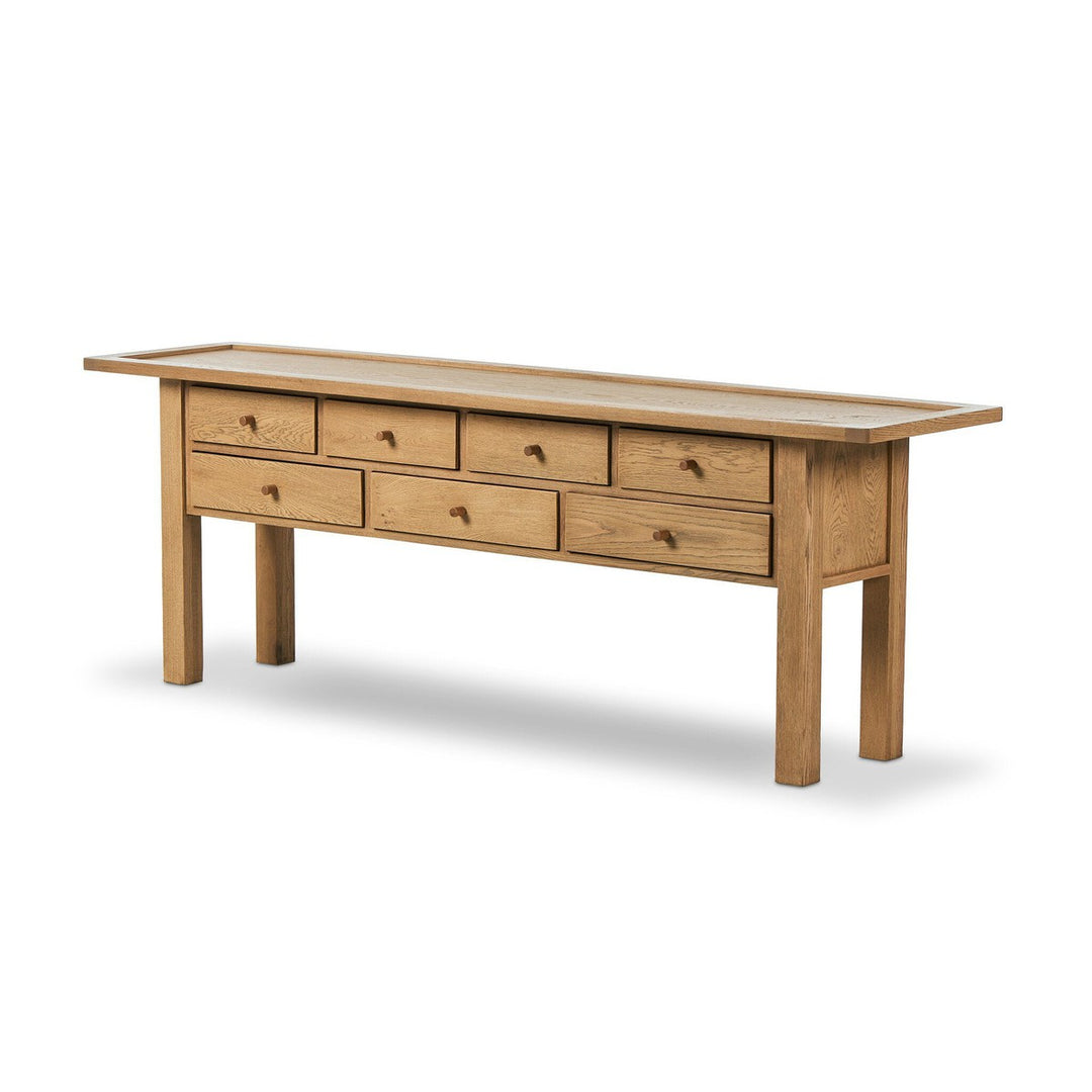 Milton Console Table - Natural Light Oak