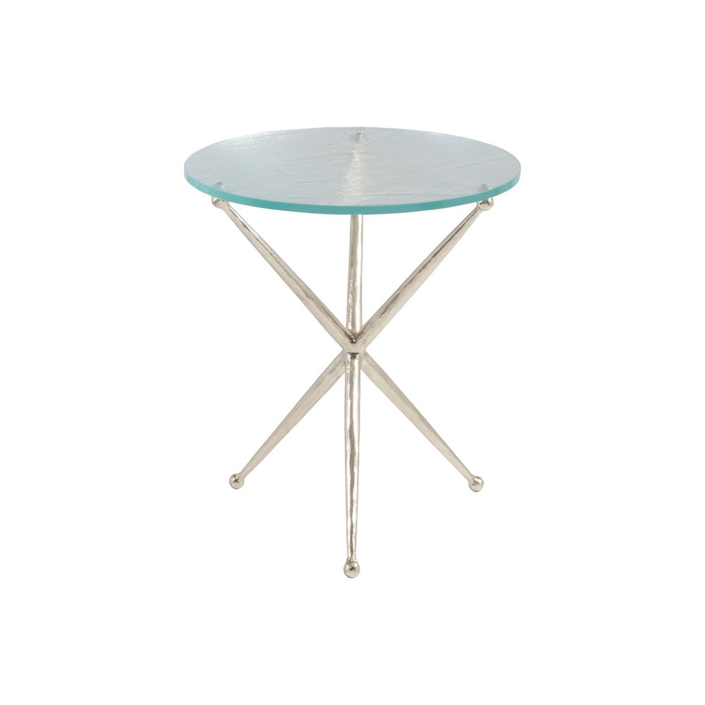 Side Tables Marcus Champagne Round End Table - Champagne