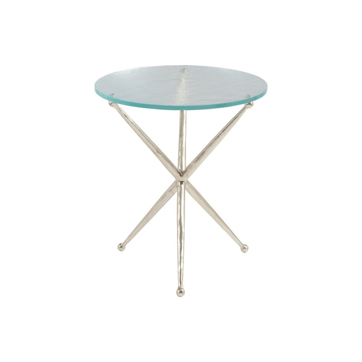 Side Tables Marcus Champagne Round End Table - Champagne
