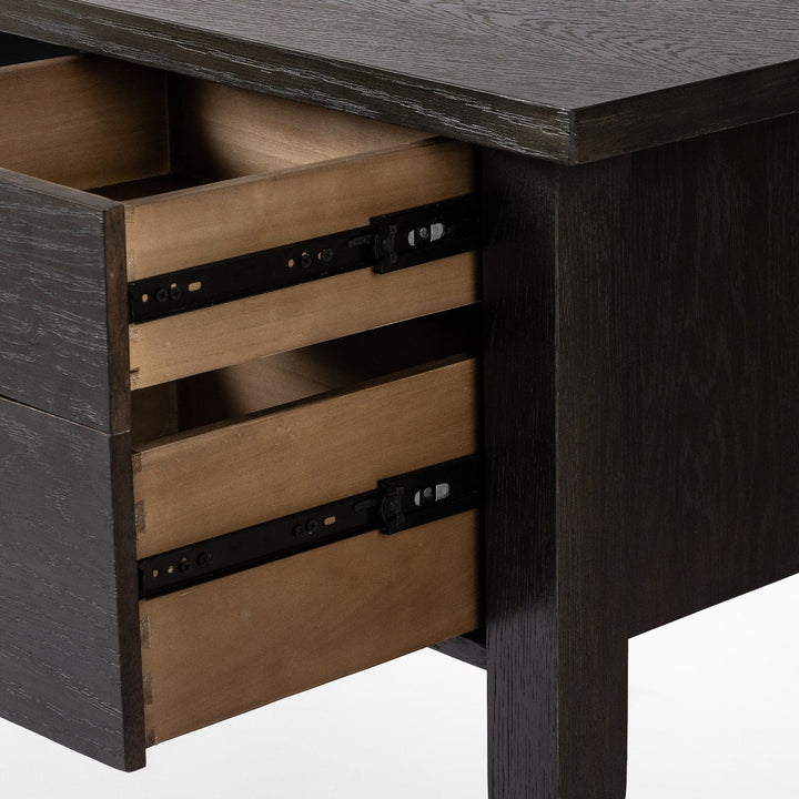 Ashton Desk - Charcoal Oak