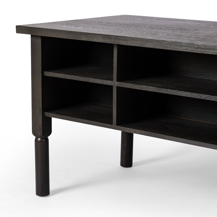 Ashton Desk - Charcoal Oak