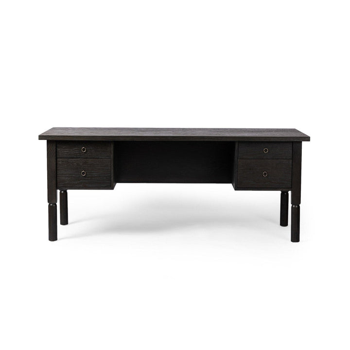 Ashton Desk - Charcoal Oak