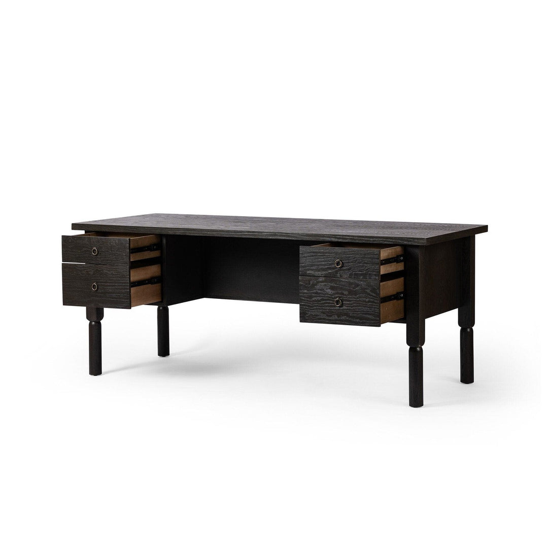 Ashton Desk - Charcoal Oak