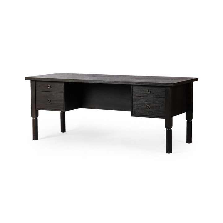 Ashton Desk - Charcoal Oak