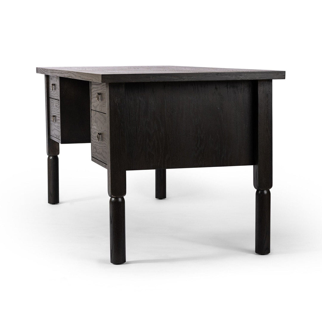 Ashton Desk - Charcoal Oak