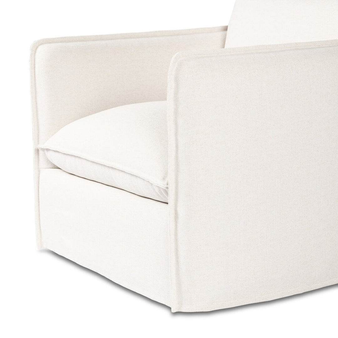 Weston Outdoor Swivel Chair - Alessi Linen