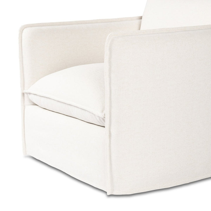 Weston Outdoor Swivel Chair - Alessi Linen