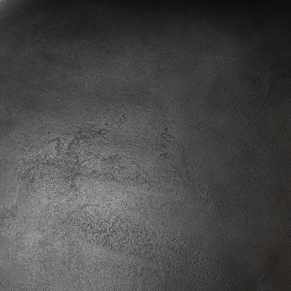 Solas Coffee Table Hammered Grey + Polished Black Marble