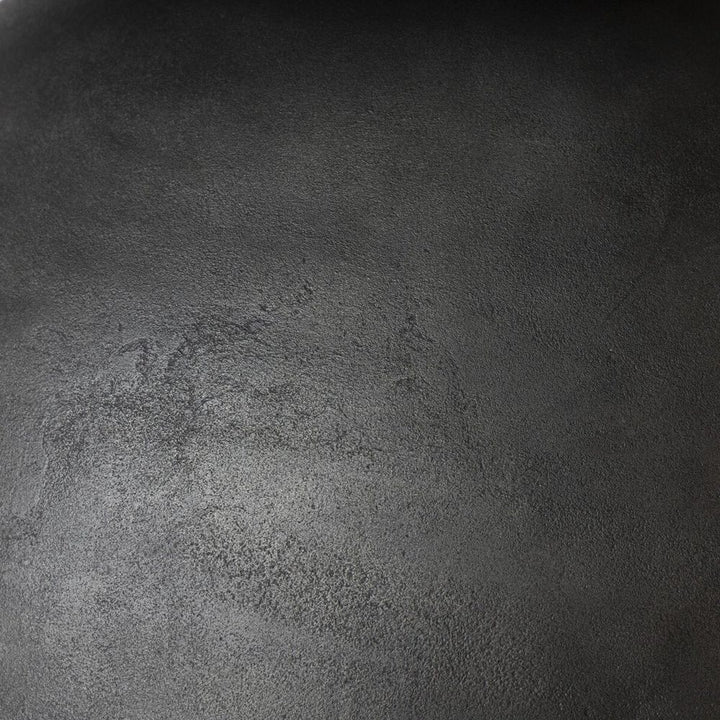 Solas Coffee Table Hammered Grey + Polished Black Marble