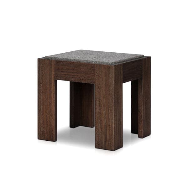 Norte Outdoor End Table - Saddle Brown Fsc-Four Hands-FH-236729-003-Side Tables-1-France and Son