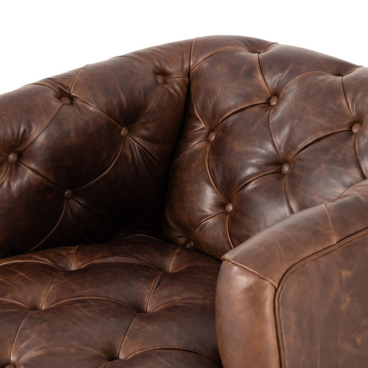 Bowen Swivel Chair - Raleigh Cigar