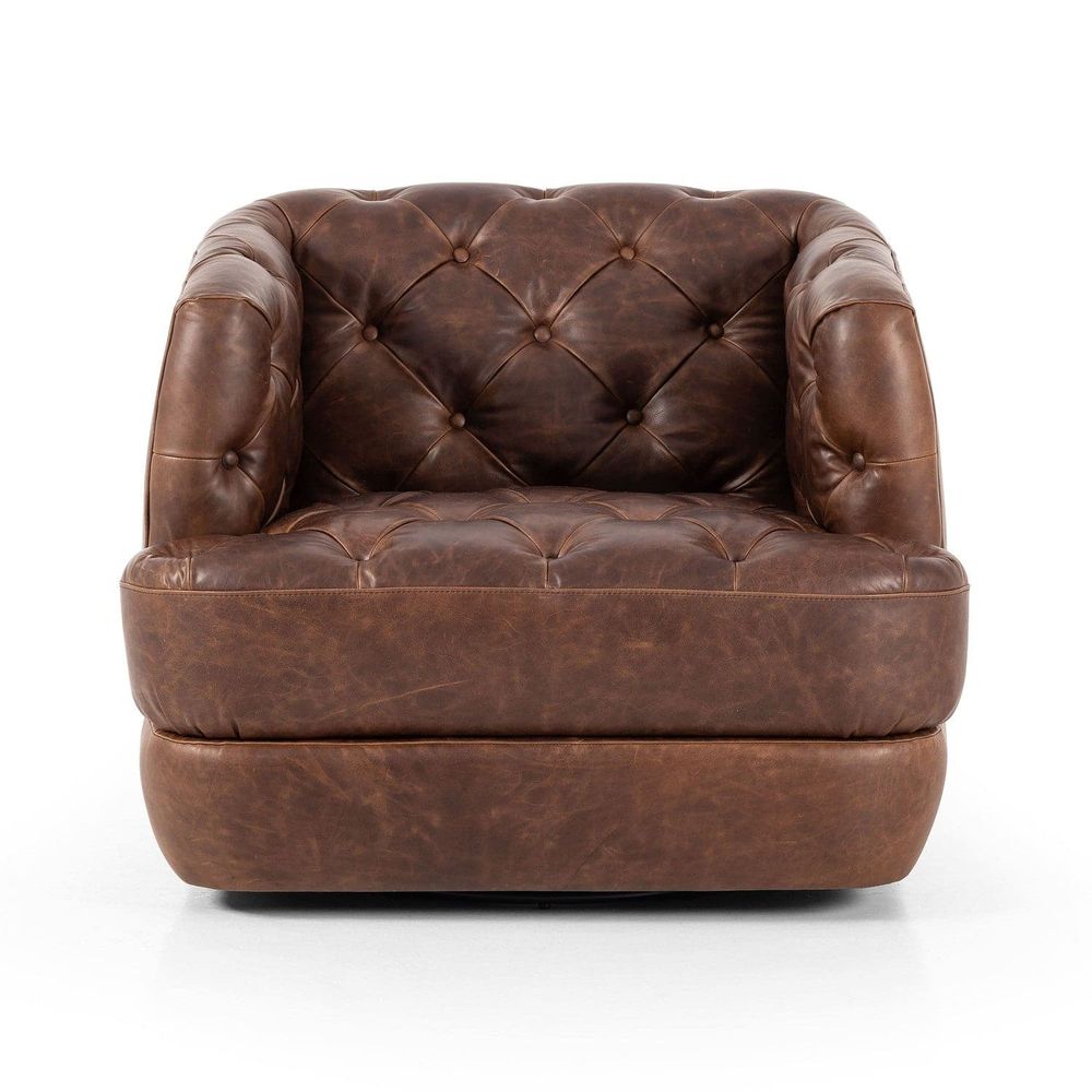 Lounge Chairs Bowen Swivel Chair - Raleigh Cigar