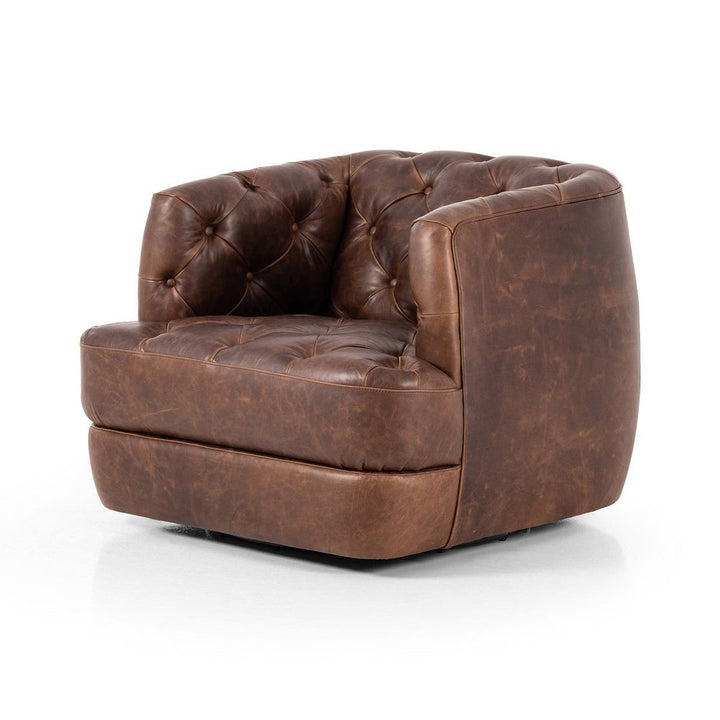 Lounge Chairs Bowen Swivel Chair - Raleigh Cigar