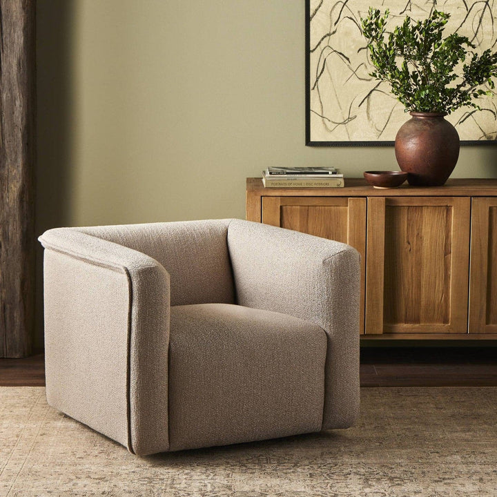 Weston Swivel Chair - Kerbey Camel