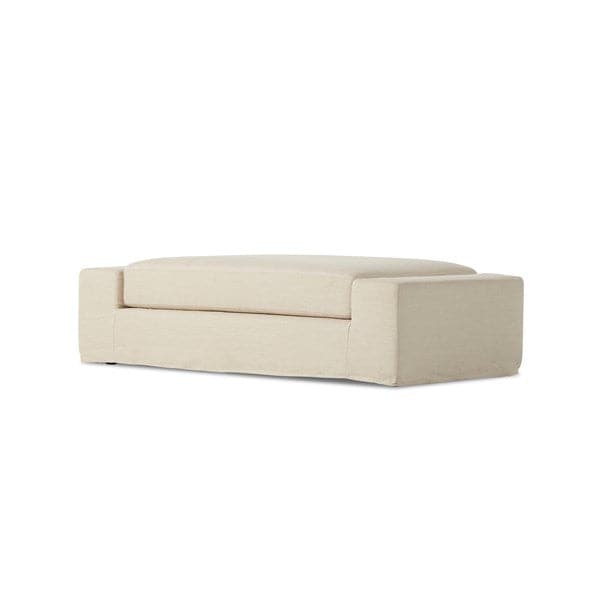 Wide Arm Slipcover Double Accent Bench-Four Hands-FH-236768-001-Benches-1-France and Son