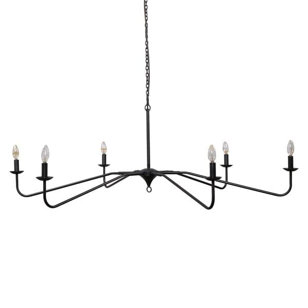 Edlyn Chandelier - Antiqued Iron-Four Hands-FH-236829-001-Chandeliers-1-France and Son