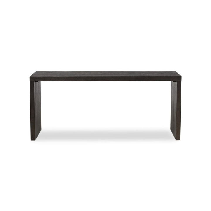 Posada Desk: Worn Black Oak Veneer