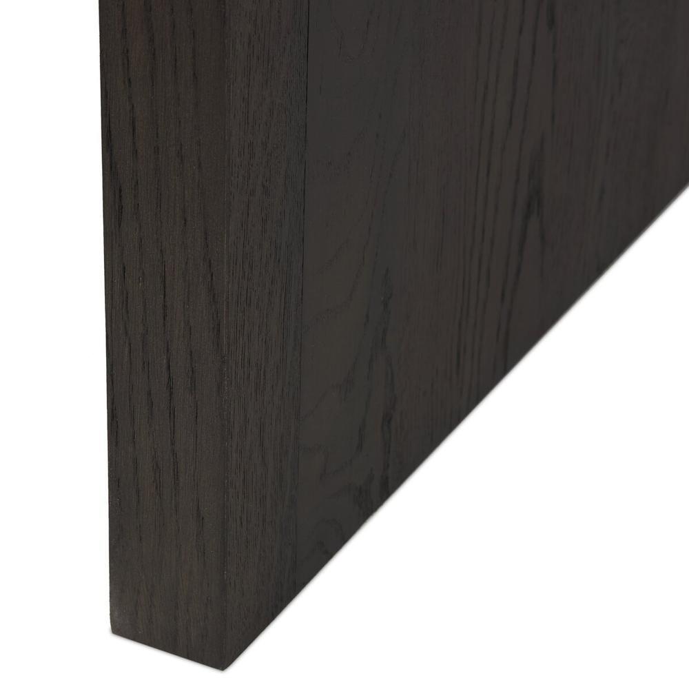 Posada Desk: Worn Black Oak Veneer