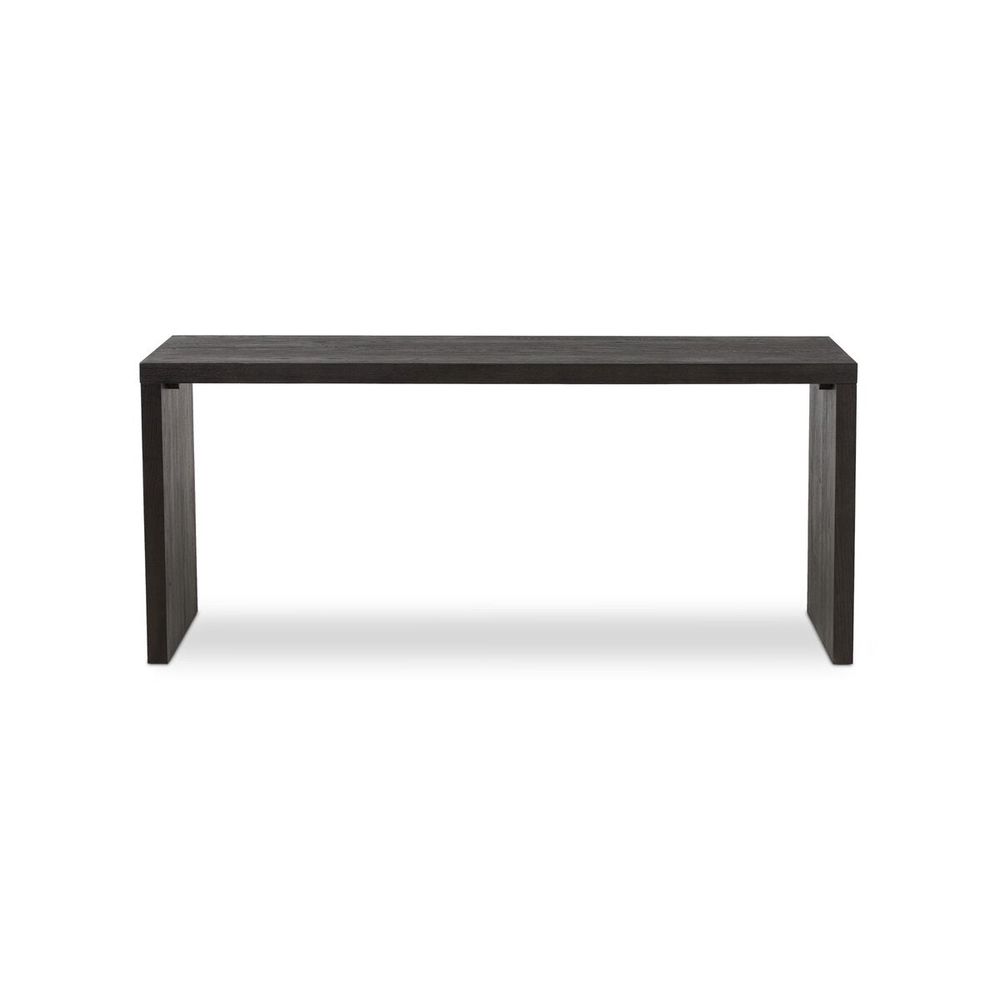 Desks Posada Desk: Worn Black Oak Veneer