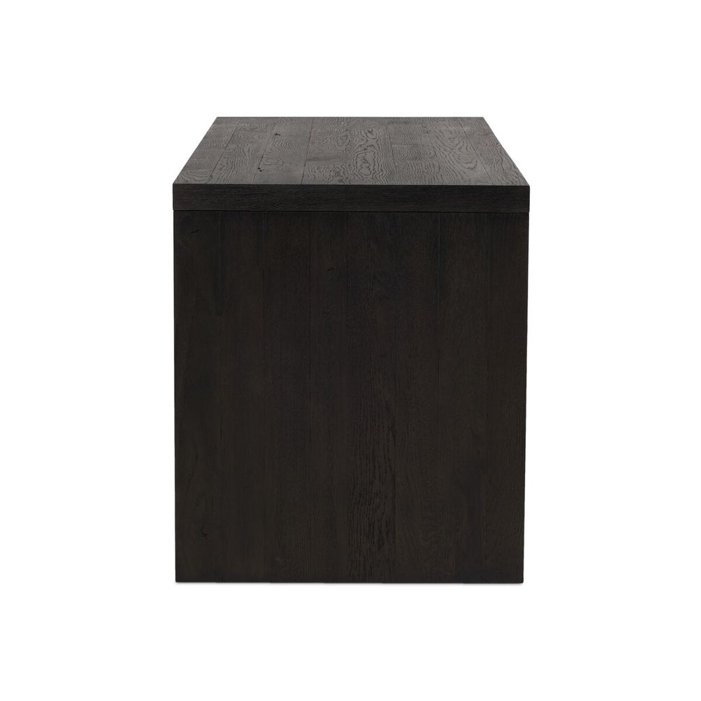 Desks Posada Desk: Worn Black Oak Veneer