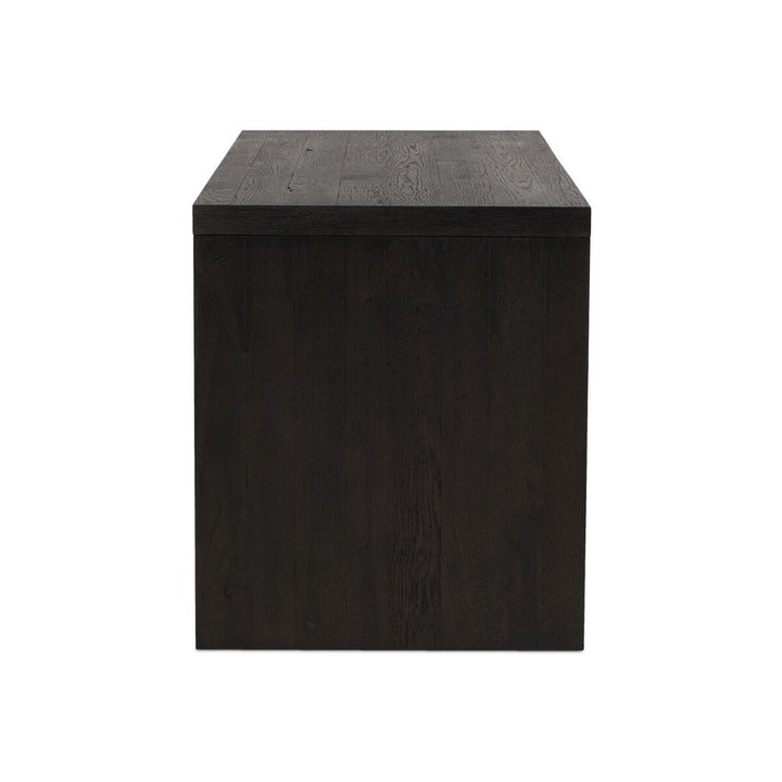 Desks Posada Desk: Worn Black Oak Veneer
