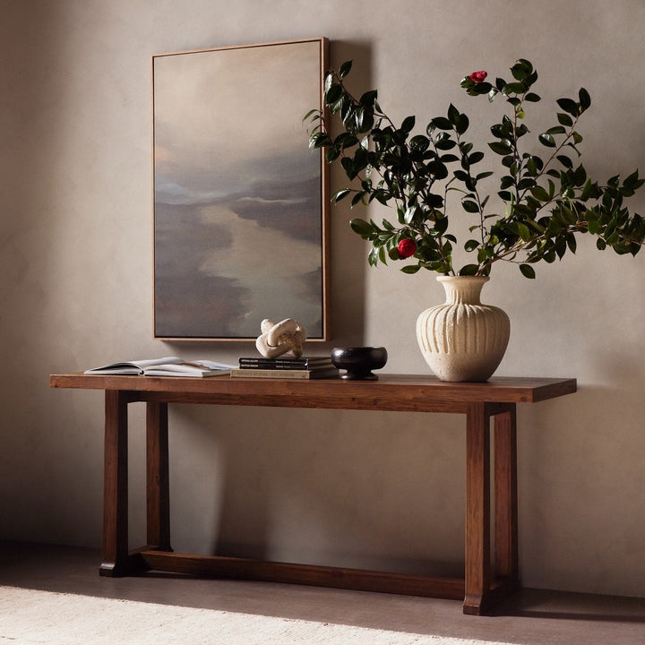 Grayson Console Table - Waxed Pine