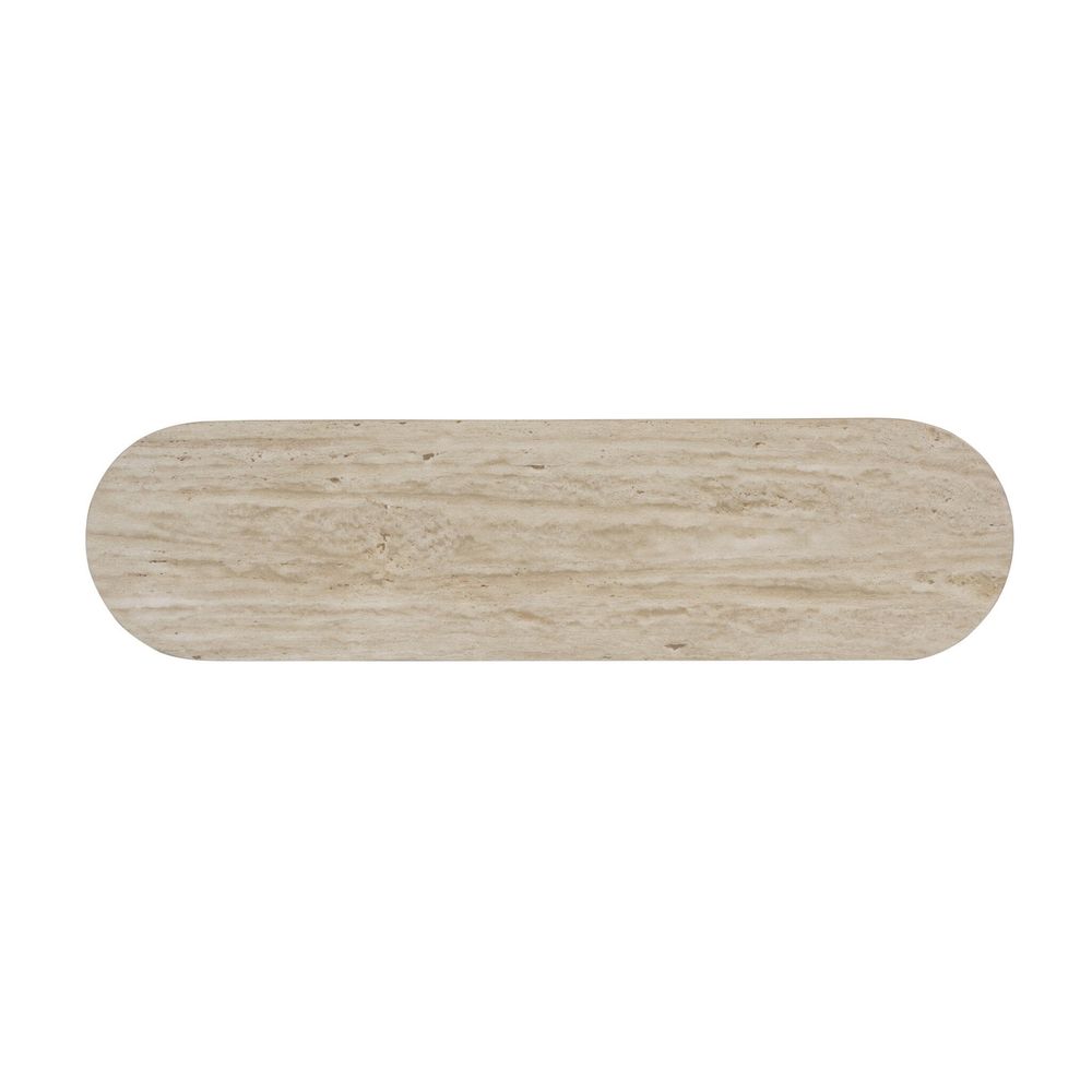 Giovani Media Console - Natural Light Oak Veneer
