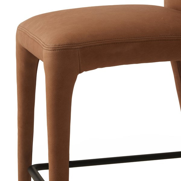 Monza Stool-Four Hands-FH-236946-007-Stools & OttomansCounter-Mixt Linen Natural-9-France and Son