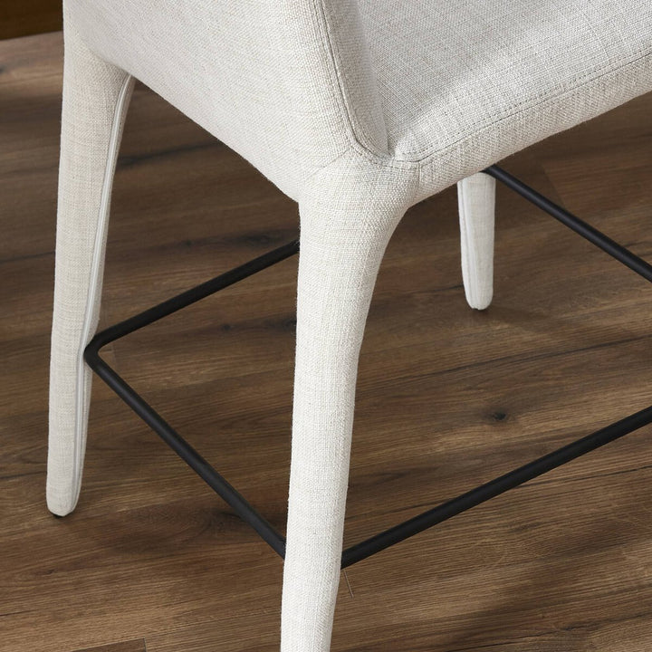 Verona Bar + Counter Stool - Mixt Linen Natural - Counter