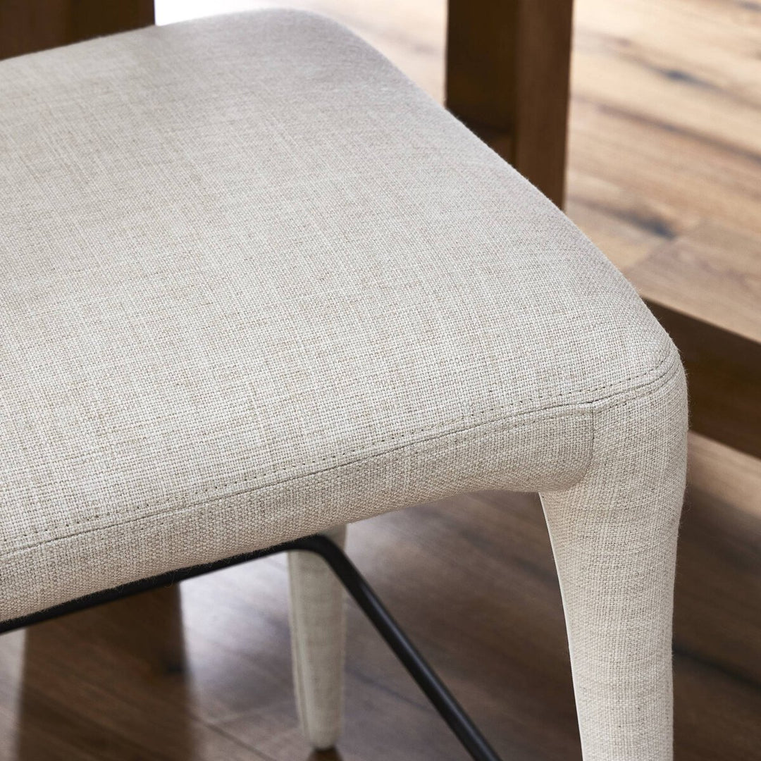 Verona Bar + Counter Stool - Mixt Linen Natural - Counter