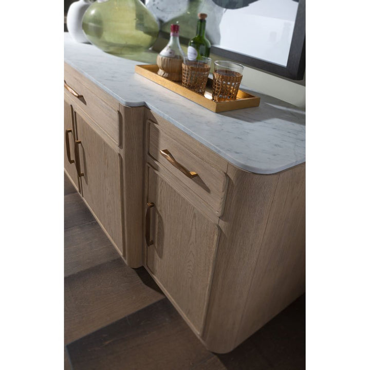 Sideboards & Credenzas Simpatico Buffet W/ Marble Top