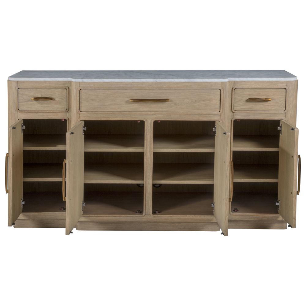 Sideboards & Credenzas Simpatico Buffet W/ Marble Top