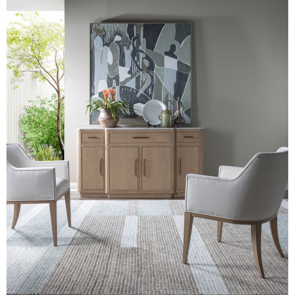 Sideboards & Credenzas Simpatico Buffet W/ Marble Top
