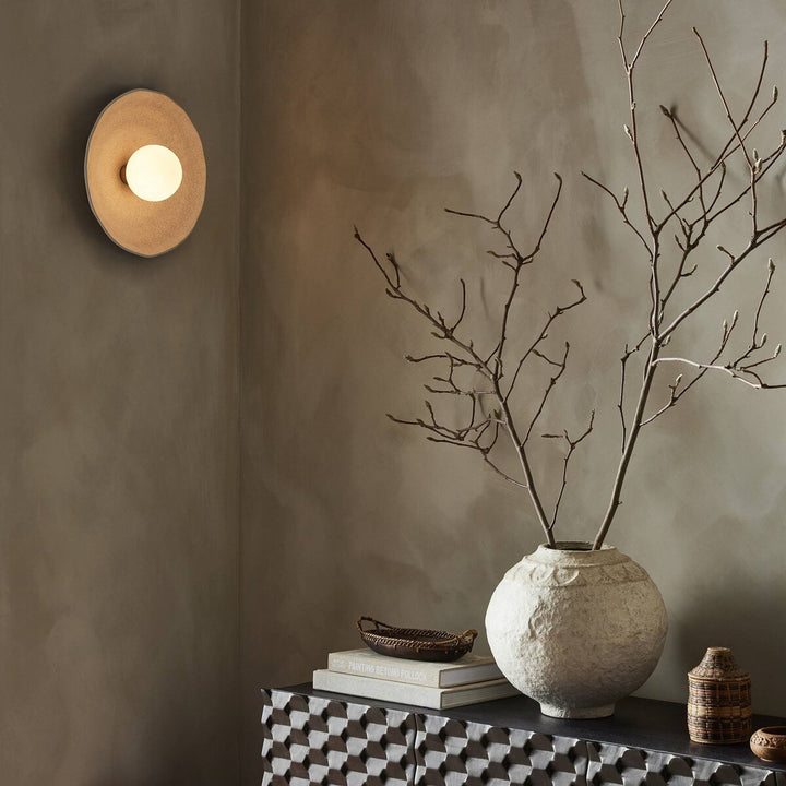 Natural Ceramic Sconce