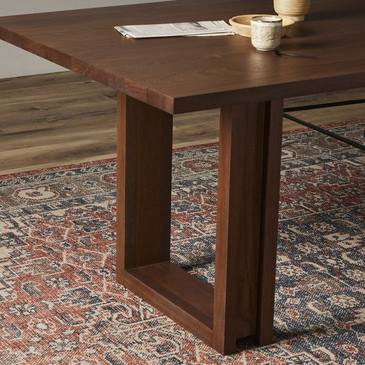 Loraine Dining Table - Brown Wash