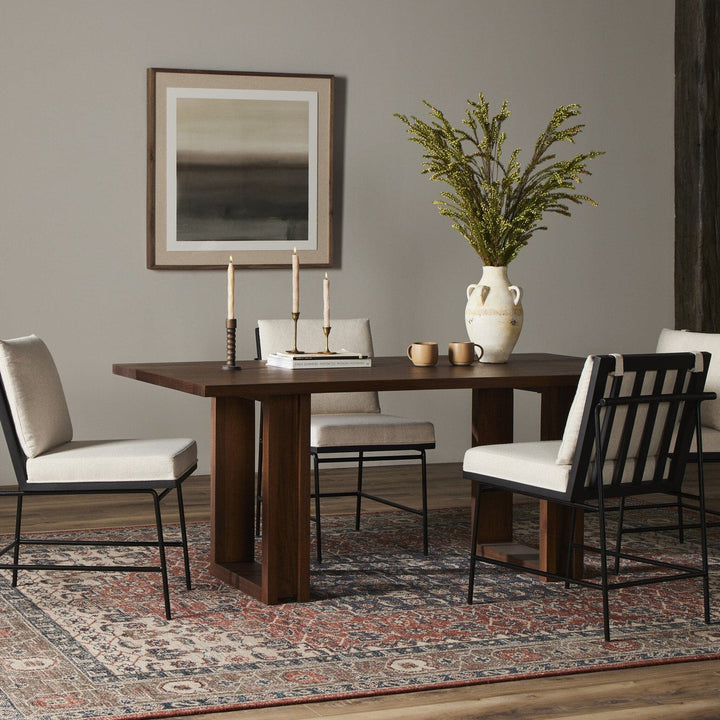 Loraine Dining Table - Brown Wash