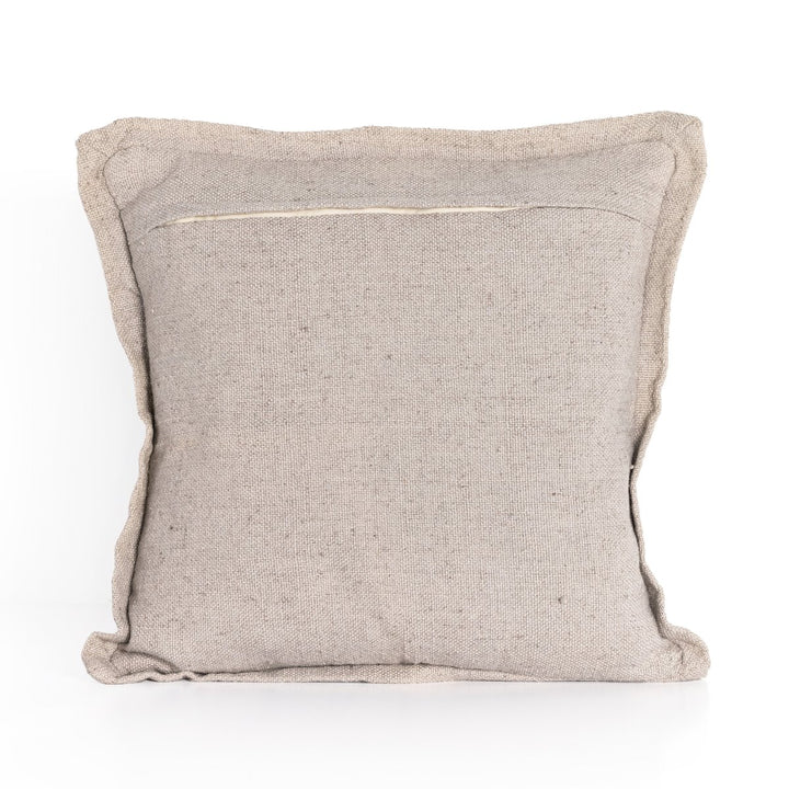 Sierra Outdoor Pillow - Dove Taupe Faux Linen - Cover Only