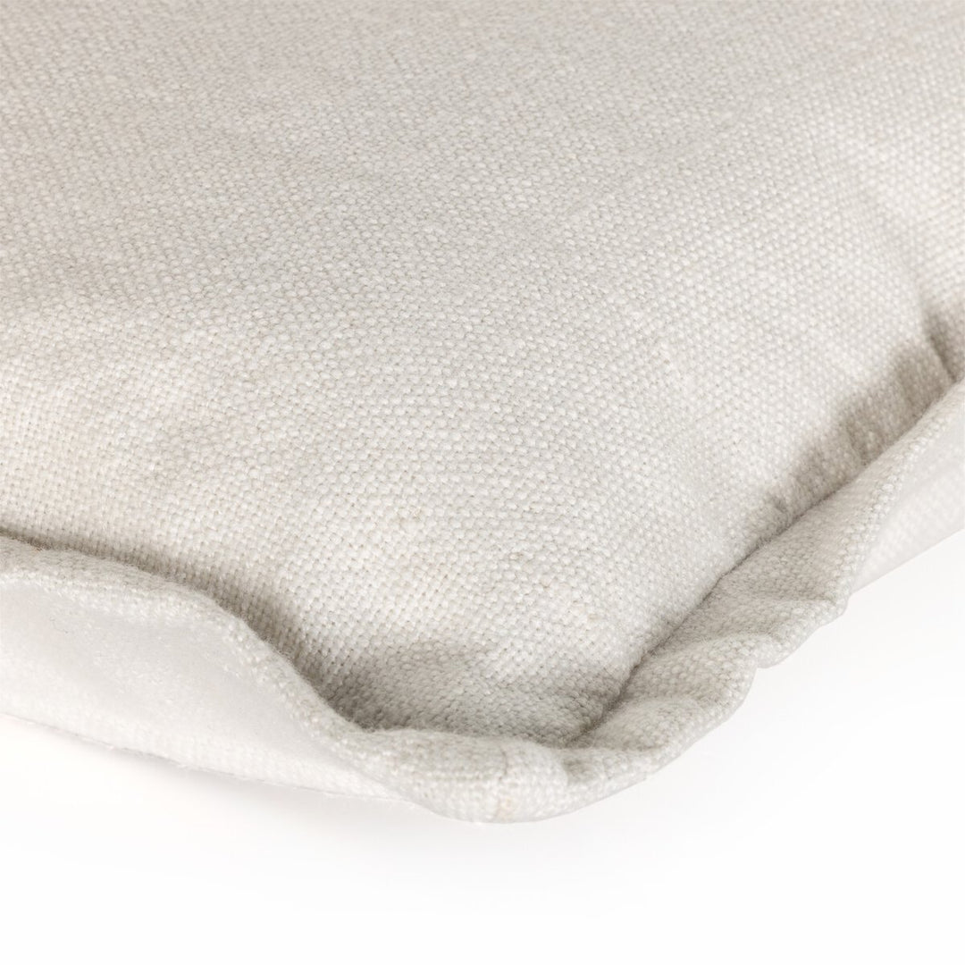 Sierra Outdoor Pillow - Coconut Faux Linen - Cover Only