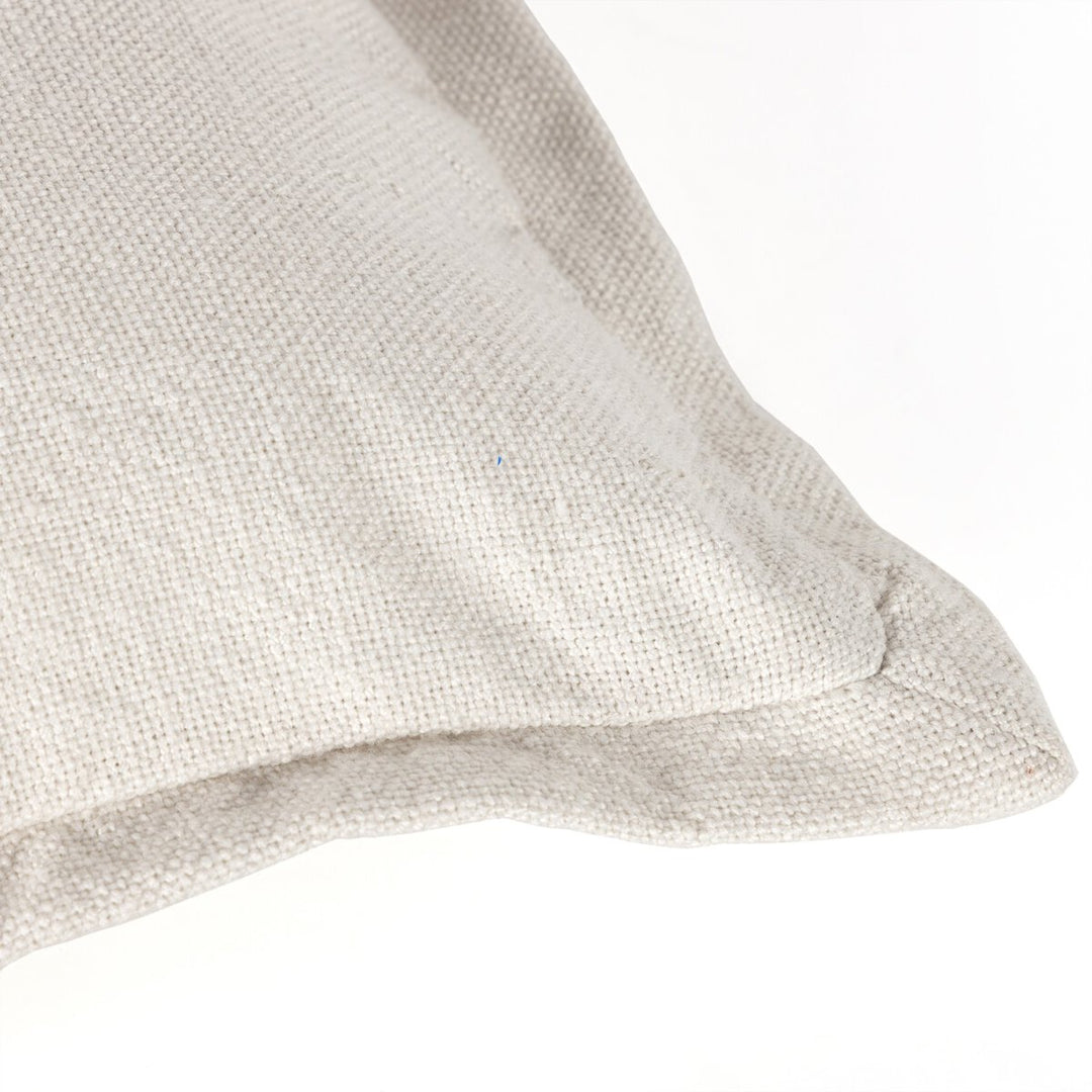 Sierra Outdoor Pillow - Coconut Faux Linen - Cover Only