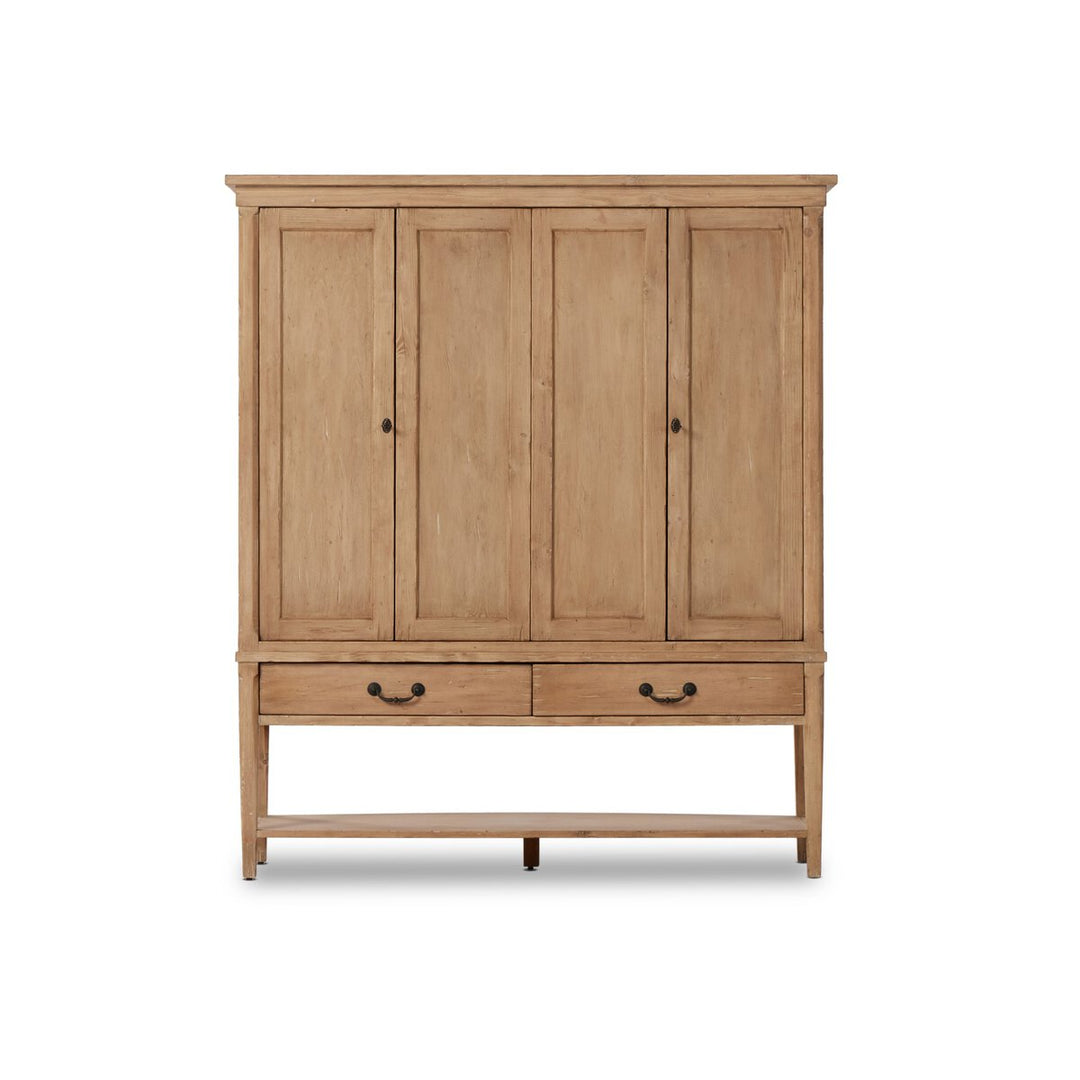 Berkeley Wide Cabinet - Aged Light Pine