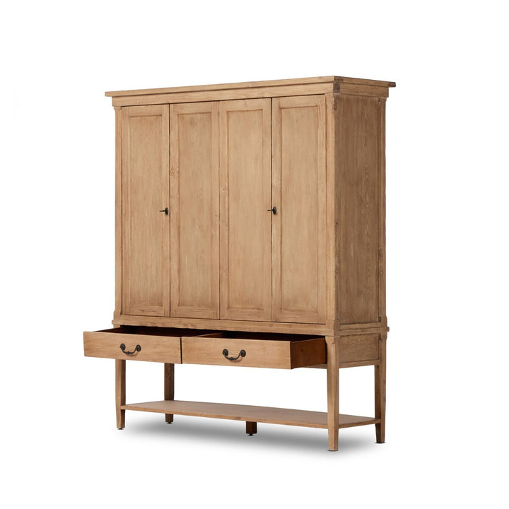 Berkeley Wide Cabinet - Aged Light Pine