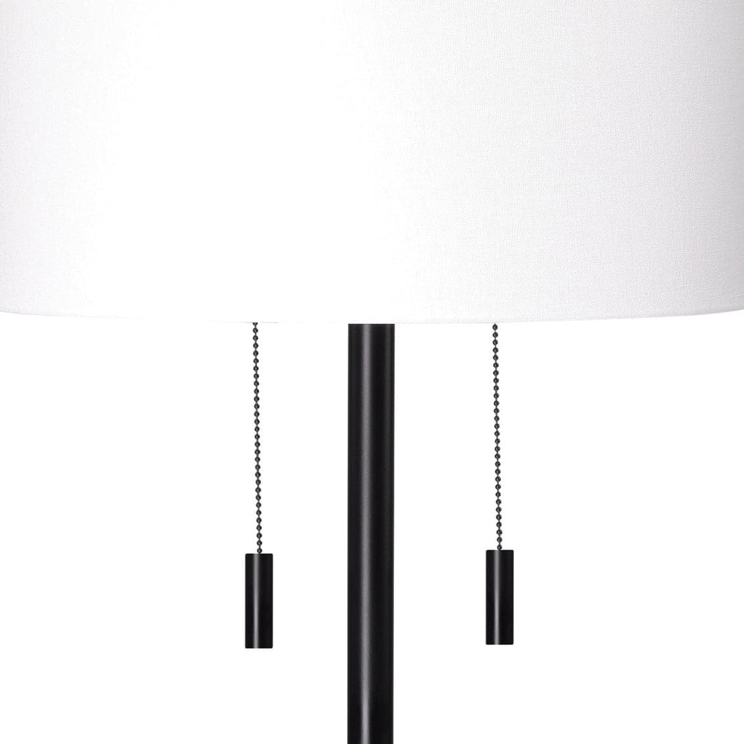 Lincoln Floor Lamp-Jamie Young-JAMIEYO-LS9LINCFLBK-Floor LampsMatte Black Metal-3-France and Son