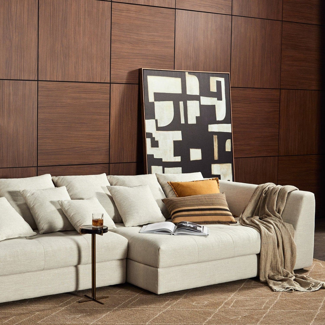 Diego 2-Piece RAF Sectional - Aragon Natural