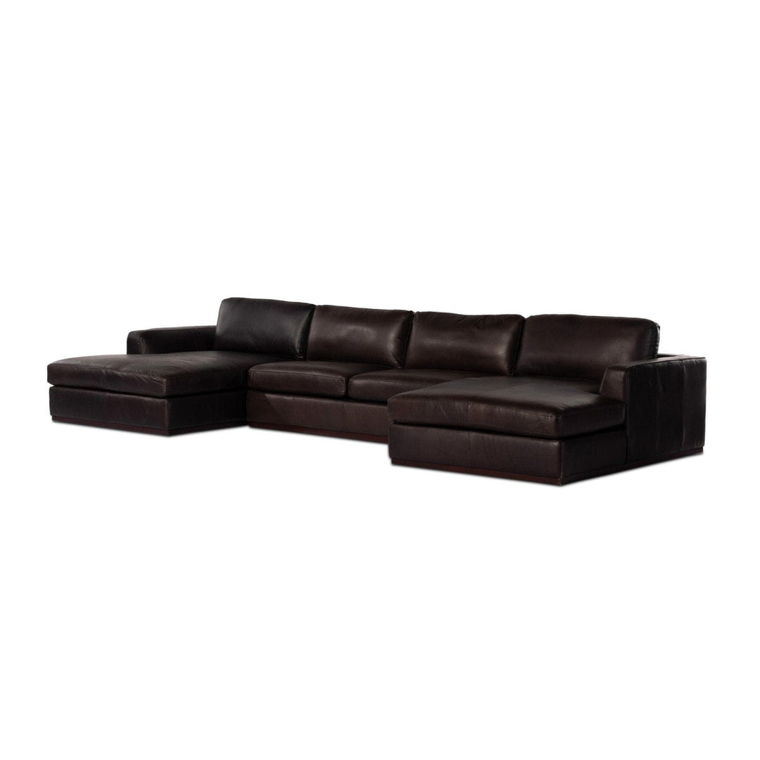 Ashford 3-Piece U Sectional - Heirloom Cigar