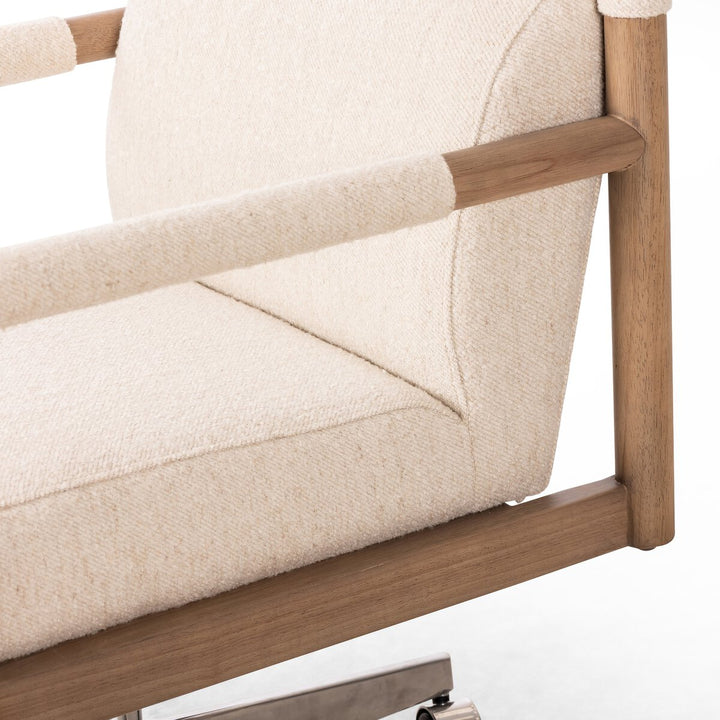 Luciano Desk Chair - Charter Oatmeal