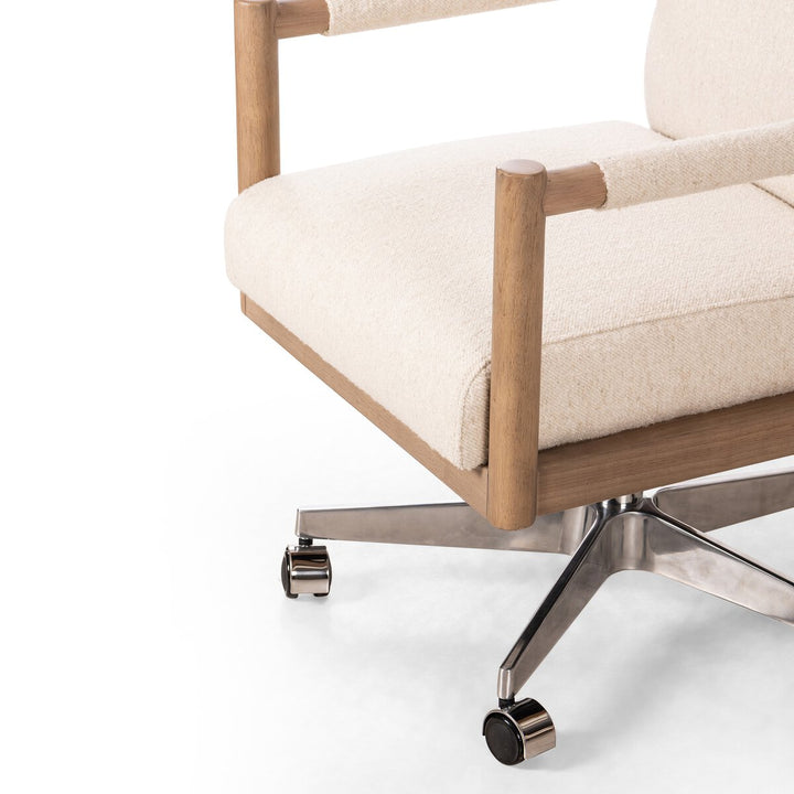 Luciano Desk Chair - Charter Oatmeal