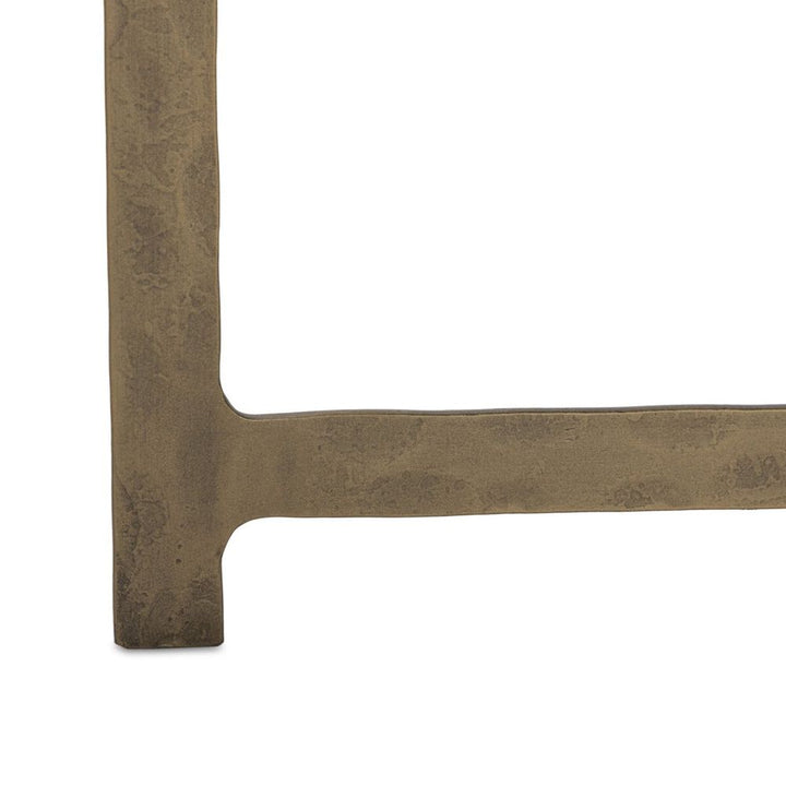 Hammered Iron End Table